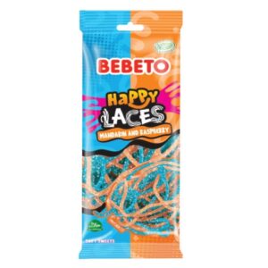 Bebeto Happy Laces Mandarin & Raspberry 2.65oz 12ct